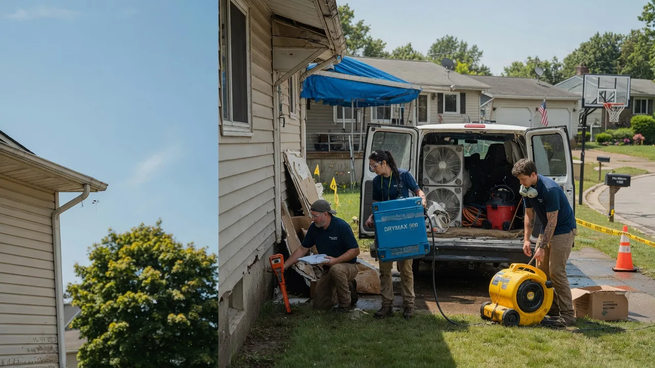 Ceiling Leak Cleanup in Eland, WI near me