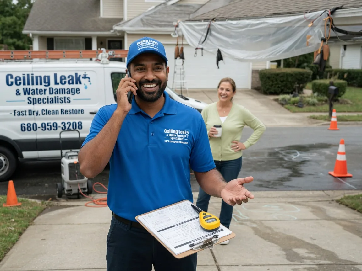 Ceiling Leak Cleanup Eland, WI FAQs